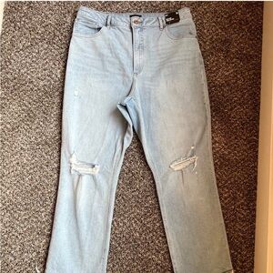 NWT Express Curvy Mom Jeans Super High Rise Size 14